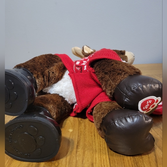2014 Build-A-Bear Team Santa Comet reindeer w/ fair isle accessories and 2 boots - Picture 7 of 7